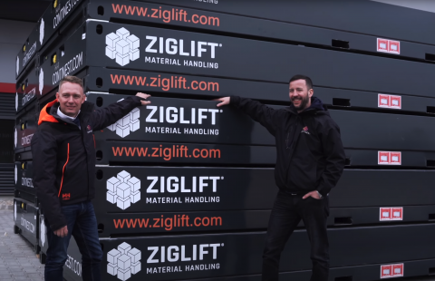 Ziglift Material Handling partners with Continest to distribute innovative transportable storage containers/office units