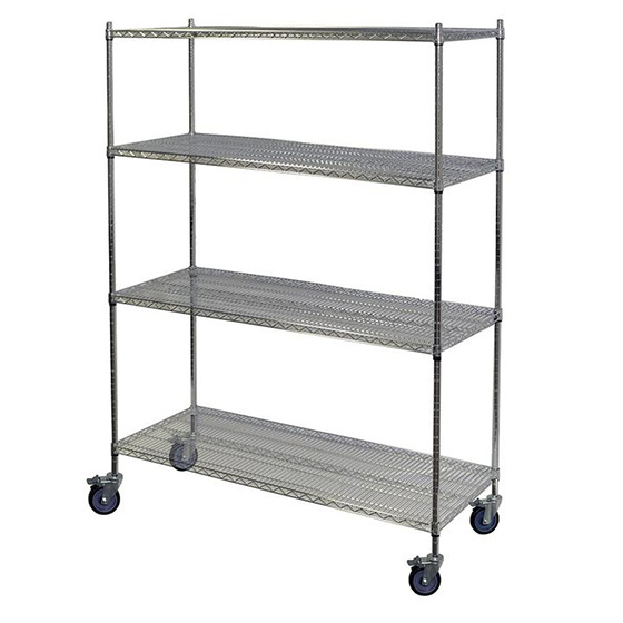 Chrome Plated Mobile Carts
