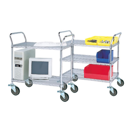 Chrome Plated Service Carts
