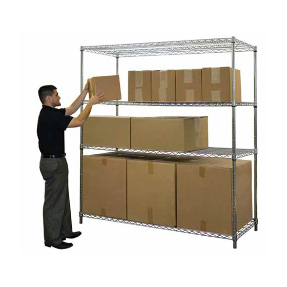 Chrome Wire Shelving